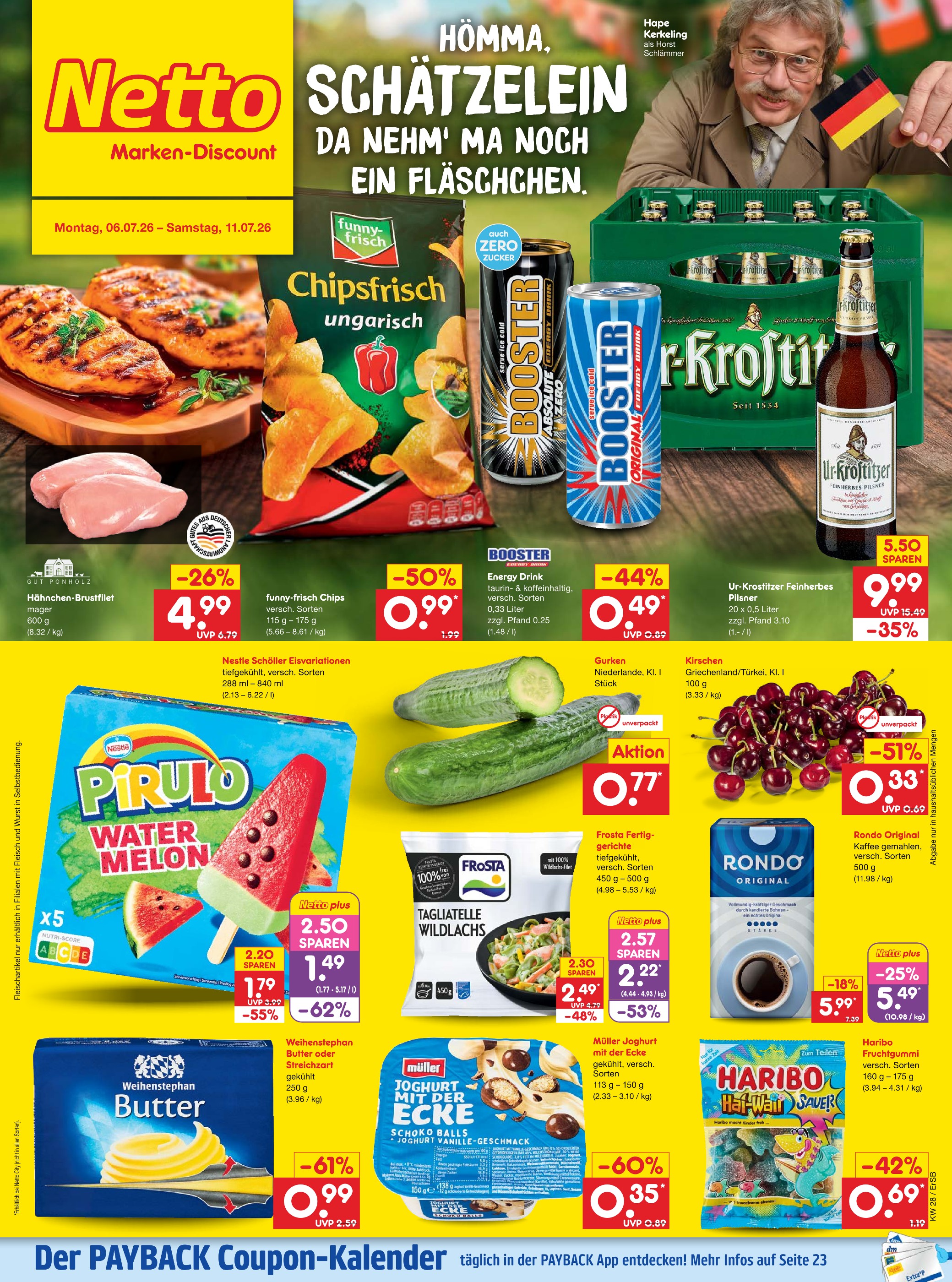 Netto Marken-Discount Prospekt für Wienrode: Aktuelle Angebote, 53 Seiten, 06.07.2026 - 11.07.2026